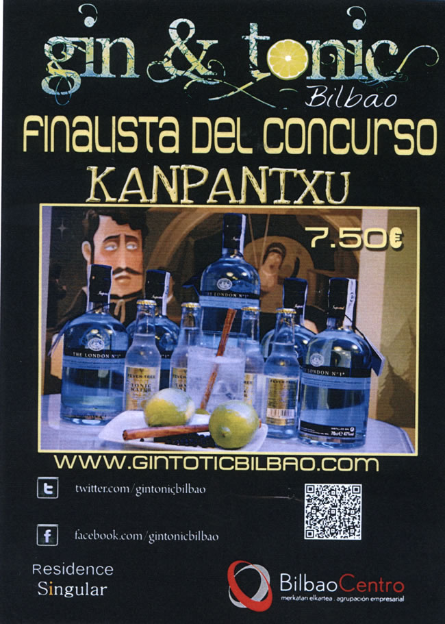 Finalistas del concurso gin tonic Bilbao